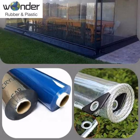 Yingyi 공장 직접 판매 작은 목록 PVC 연약한 필름 투명한 물자 폭 1200mm 포장 인쇄를 위한 연약한 PVC 필름