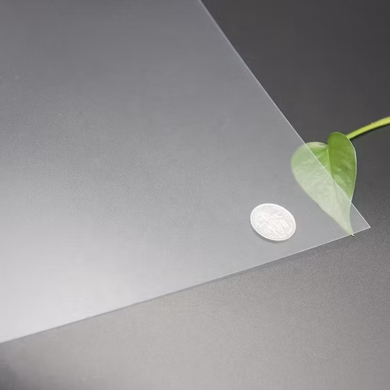 ID 카드 및 문서 생산을 위한 박막 디지털 인쇄 플라스틱 유연한 투명 PVC 시트.